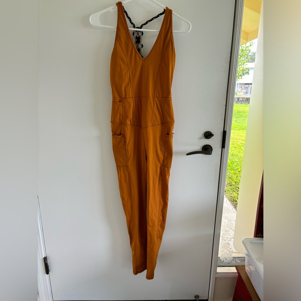 Free People Movement Marigold Racerback Macrame Athletic Bodysuit Unitard onesie